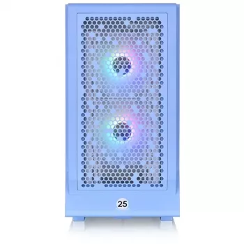 Thermaltake Ceres 330 TG - Midi Tower - PC - Zils - ATX - EATX - micro ATX - Mini-ITX - SPCC - Rūdīts stikls - 18,5 cm (CA-1Y2-00MFWN-00)