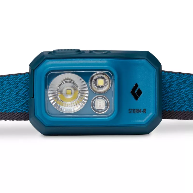 Melns Diamond galvas lukturis Storm 500-R (zils)