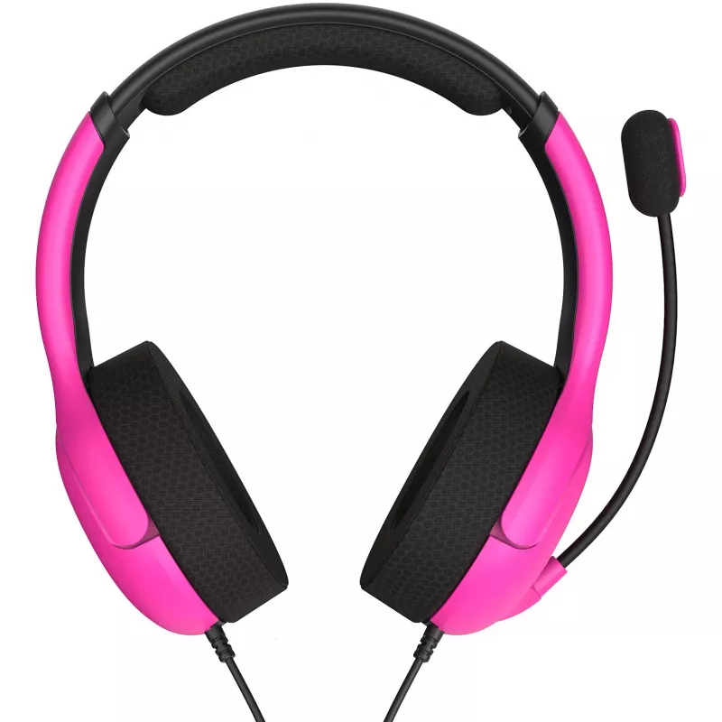 PDP PS5 & PC NEBULA ULTRA VIOLET AIRLITE VADĪTĀ AUSTIŅU KOMPLEKTS, Vadu, Spēļu, Austiņas, Melns, Rozā