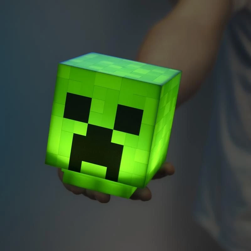 Paladone Minecraft Creeper 3D dizaina lampa PP6595MCFV3 — galda/piekarināmā lampa