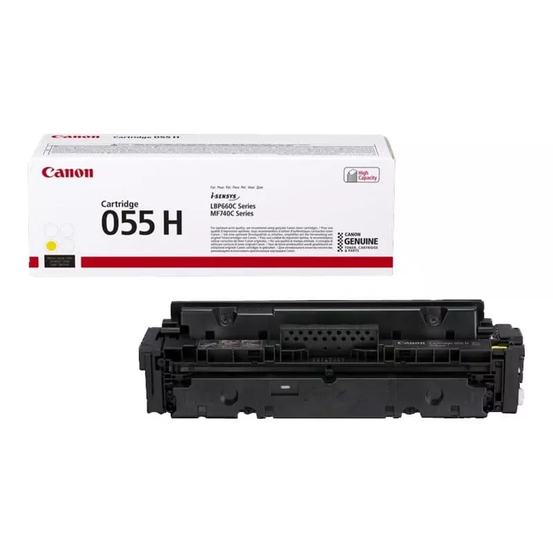Canon 055H tonera kasetne 1 gab. Oriģināls Dzeltens