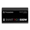 Thermaltake SMART RGB PS-SPR-0500NHSAWE-1 - Barošanas bloks (iekšējais) - ATX12V 2.3 - 80 PLUS - Maiņstrāva 230 V - 500 vati - aktīvā PFC - Melns