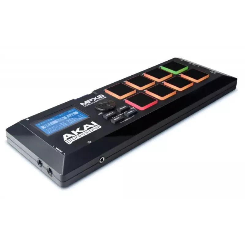 DJ kontrolieris Akai MPX8 melns 3,5 mm austiņu savienojums 5 V 1 A