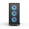 Fractal Design Pop 2 Air Melns Solid mid-tower datora korpuss — ATX atbalsts, 3x 120 mm priekšējie ventilatori, 2,5/3,5 collu diskdziņu nodalījumi, 215×481×462 mm