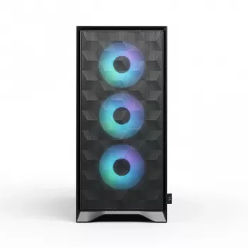 Fractal Design Pop 2 Air Melns Solid mid-tower datora korpuss — ATX atbalsts, 3x 120 mm priekšējie ventilatori, 2,5/3,5 collu diskdziņu nodalījumi, 215×481×462 mm