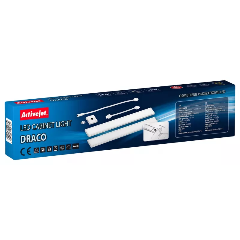 Activejet LED apakšskapja lampu komplekts AJE-DRACO