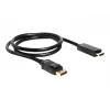 DisplayPort/HDMI kabelis DeLOCK 82586 1m melns