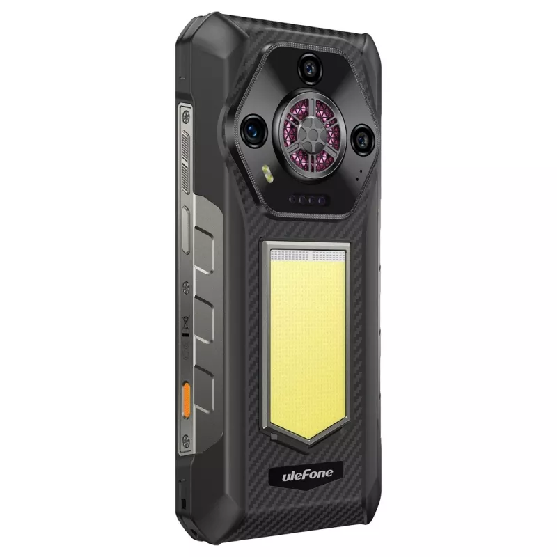 UleFone Armor 30 viedtālrunis, 12 GB RAM, 512 GB atmiņa, melns, energoefektivitātes klase A