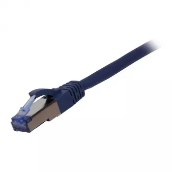 komutācijas kabelis RJ45 - CAT6A 500Mhz - 0.25m - Zils - S-STP(S/FTP) - AWG27 - LSZH - Synergy 21