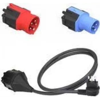 Kontaktligzdu adapteris NRGkick NRGkick Smart Attachment Set Standard melns, zils, sarkans