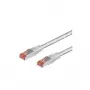 Wentronic Goobay CAT 6 komutācijas kabelis, S/FTP (PiMF), caurspīdīgs, 5 m - vara materiāls (93567)