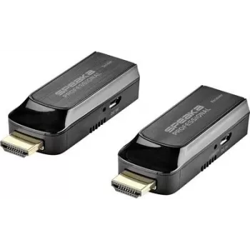 SpeaKa Professional SP-6773280 Audio/Video pastiprinātājs AV raidītājs un uztvērējs melns (SP-6773280)