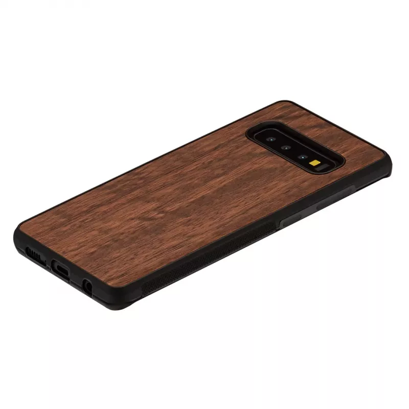 Viedtālruņa maciņš man and wood Samsung Galaxy S10, melns Koala dizains, aizsargapvalks