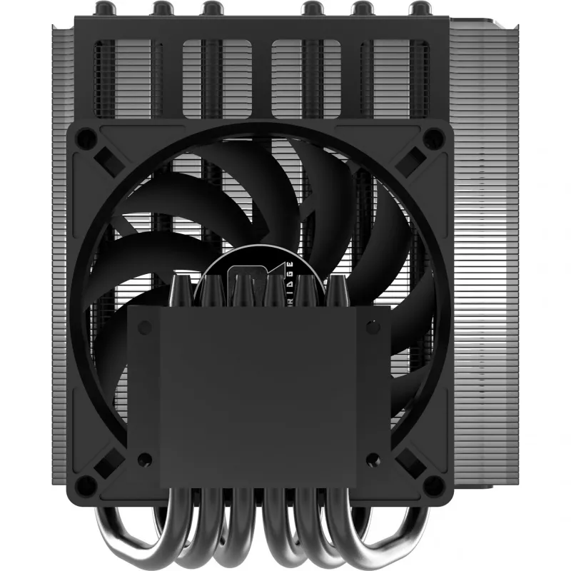 Alpenfohn Melns Ridge zema profila CPU dzesētājs — 120 mm