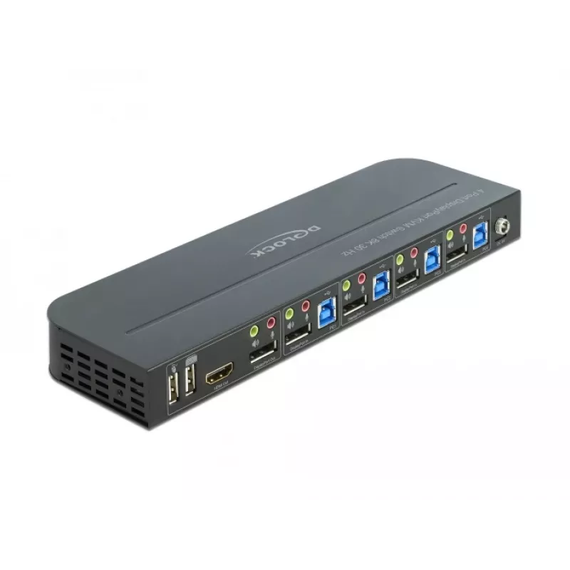 KVM slēdzis DeLOCK 11484 Melns