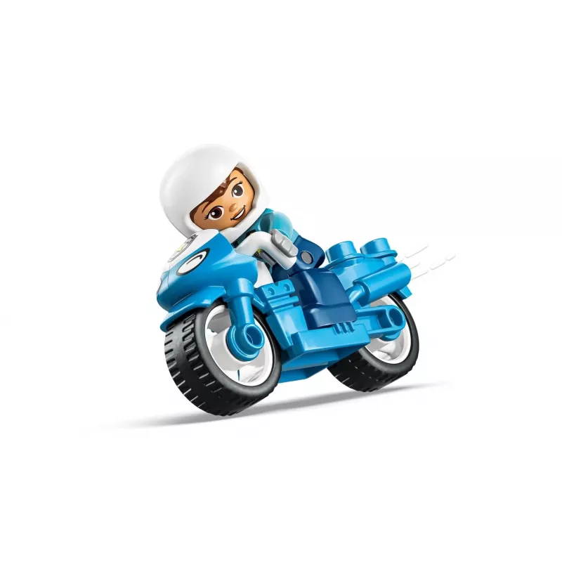 LEGO DUPLO 10471 Zilais policijas motocikls