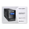 Qoltec Monolith UPS Double-conversion Online 0,65 kVA 360 W 2 AC kontaktligzdas