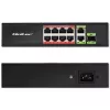 Ethernet Switch QOLTEC 52297 PoE RJ45 with PoE Uplink and SFP port
