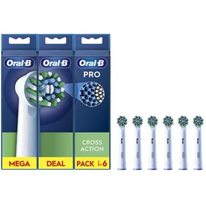 Oral-B EB50RX CrossAction nomaināmās birstes galviņas