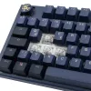 Ducky One 3 Cosmic Zils TKL spēļu tastatūra, RGB LED - MX-Ergo-Clear