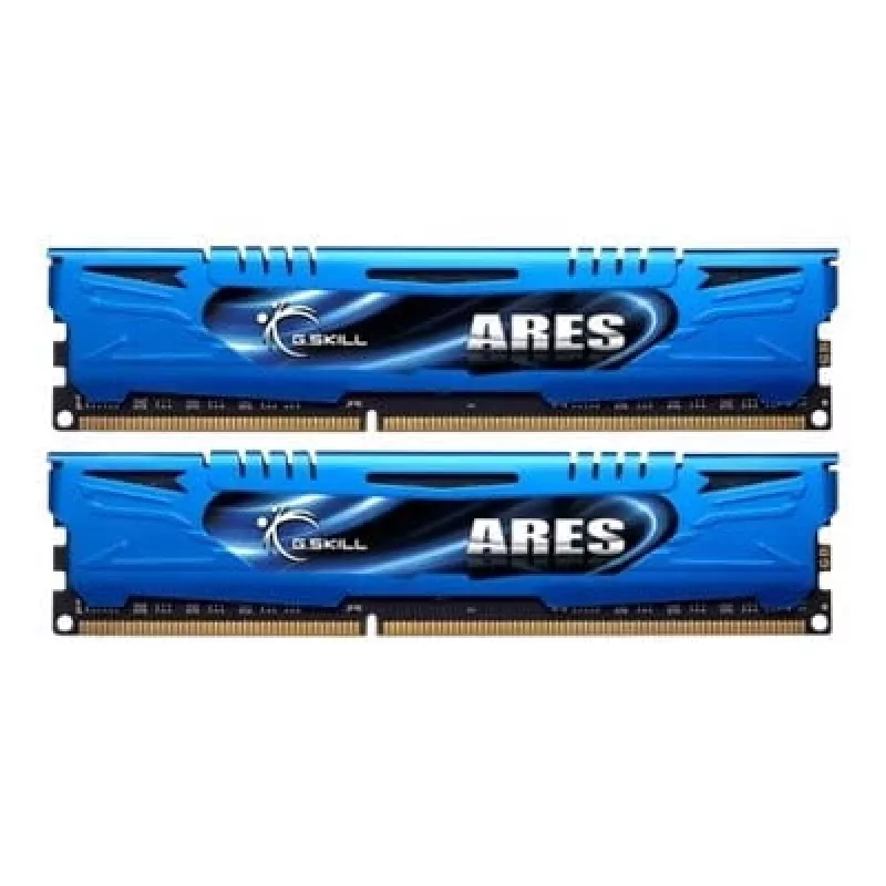 DIMM 16 GB DDR3-2133 (2x 8 GB) Dual-Kit, atmiņa zila, F3-2133C10D-16GAB, ARES