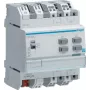 Digitālais/analogais I/O modulis Hager TXA304 — Digitālā ievade, 4 kanāli, 21–32 V līdzstrāva, līdz 230 V, 50–60 Hz