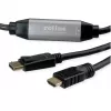 Video kabeļa adapteris ROLINE 11.04.5776 7.5 m HDMI A tipa DisplayPort melns