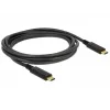 USB kabelis DeLOCK 83668 USB 3.2 Gen 1 2m USB C melns