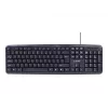 Gembird KBS-UO4-01 tastatūra, pele iekļauta, birojam, USB, QWERTY, ASV angļu, melna