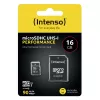 Intenso Performance - Zibatmiņas karte (microSDHC/SD adapteris iekļauts) - 16 GB - UHS-I U1 / Class10 - microSDHC UHS-I