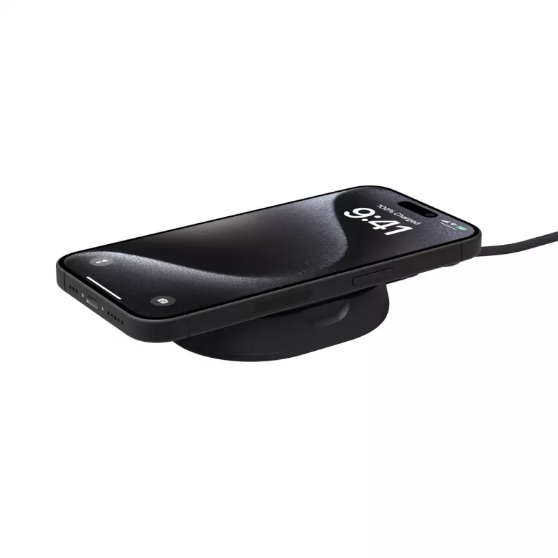 Bezvadu lādētājs Belkin BoostCharge Pro WIA008btBK ātrā uzlāde iekštelpām viedtālrunim melns
