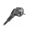 Strāvas sadales iekārta LANBERG PDU-09E-0300-BK — 9x E tipa rozetes, 16 A, 220–250 V, 3 m kabelis, 1U statīvs, 19 collas