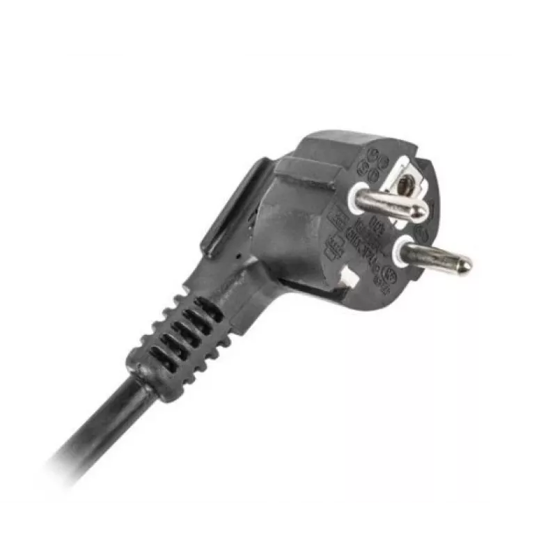 Strāvas sadales iekārta LANBERG PDU-09E-0300-BK — 9x E tipa rozetes, 16 A, 220–250 V, 3 m kabelis, 1U statīvs, 19 collas
