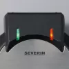 Severin WA 2103 vafeļu dzelzs 4 vafelēm 1200 W Melns, Sudrabs