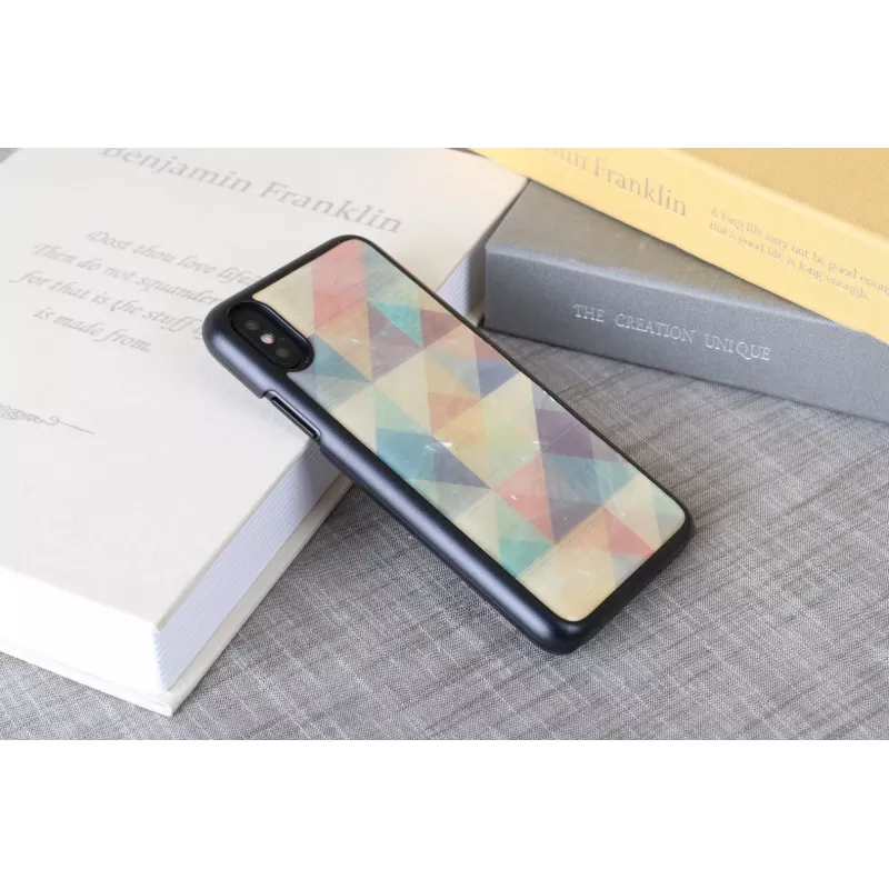 iKins viedtālruņa maciņš iPhone XS / iPhone XS Mosaic Melns