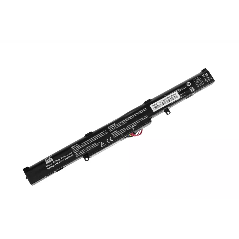 Baterija zaļa Cell AS77ULTRA, paredzēta ASUS A450 A550 F550 K550 R510 X450 X550