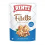 Mitrā suņu barība RINTI Filetto Vistas fileja ar pīli 100 g — pilnvērtīga maltīte pieaugušiem suņiem, 14% olbaltumvielu, 82% mitruma