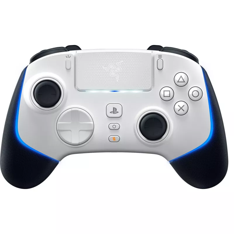 Razer Wolverine V2 Pro - Spēļu kontrolieris - PC - PlayStation 5 - D-Pad - Izvēlnes poga - Analogais / Digitālais - Vadu un bezvadu - Balts
