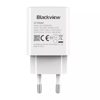 Lādētājs MelnsVIEW CHAR-18W 18W izejas jauda — kompakts USB sienas lādētājs mobilajām ierīcēm