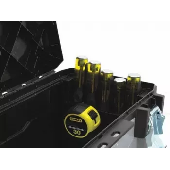 Stanley 1-95-616 mazo detaļu/instrumentu kaste Melna, Pelēka