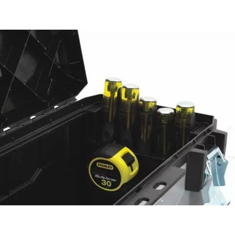 Stanley 1-95-616 mazo detaļu/instrumentu kaste Melna, Pelēka