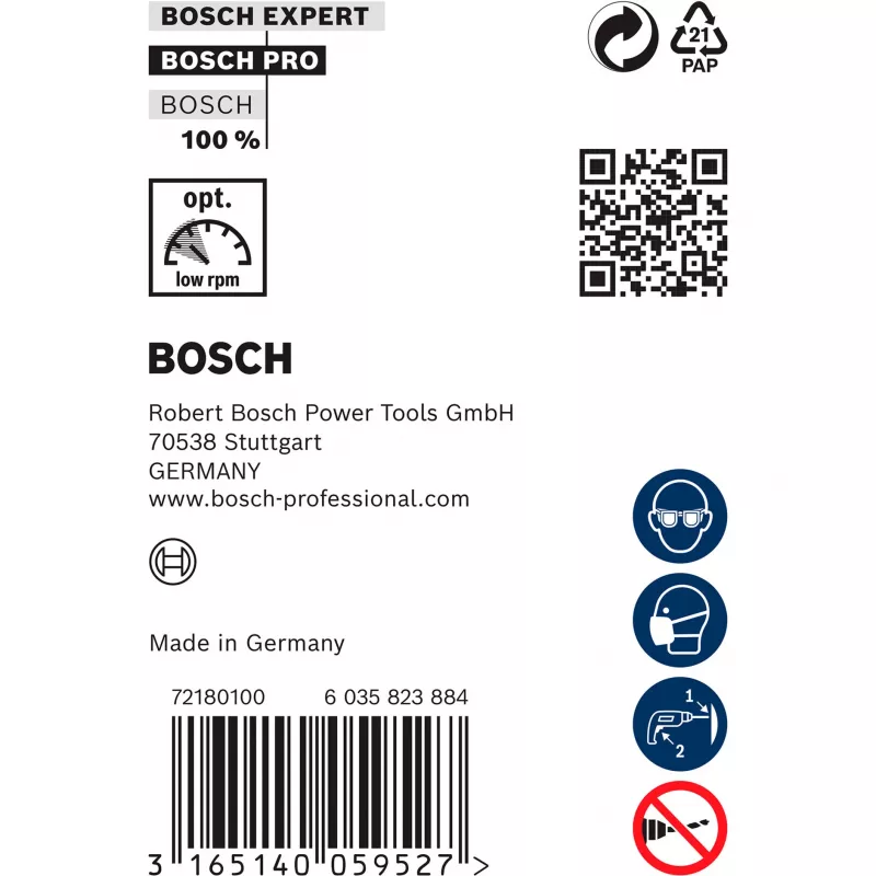 Urbji Bosch 2608596346 augsta izturība, precizitāte