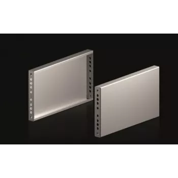 Kontaktligzdu pārsegs Rittal VX 8660081, nerūsējošais tērauds, augstums 200 mm, dziļums 500 mm