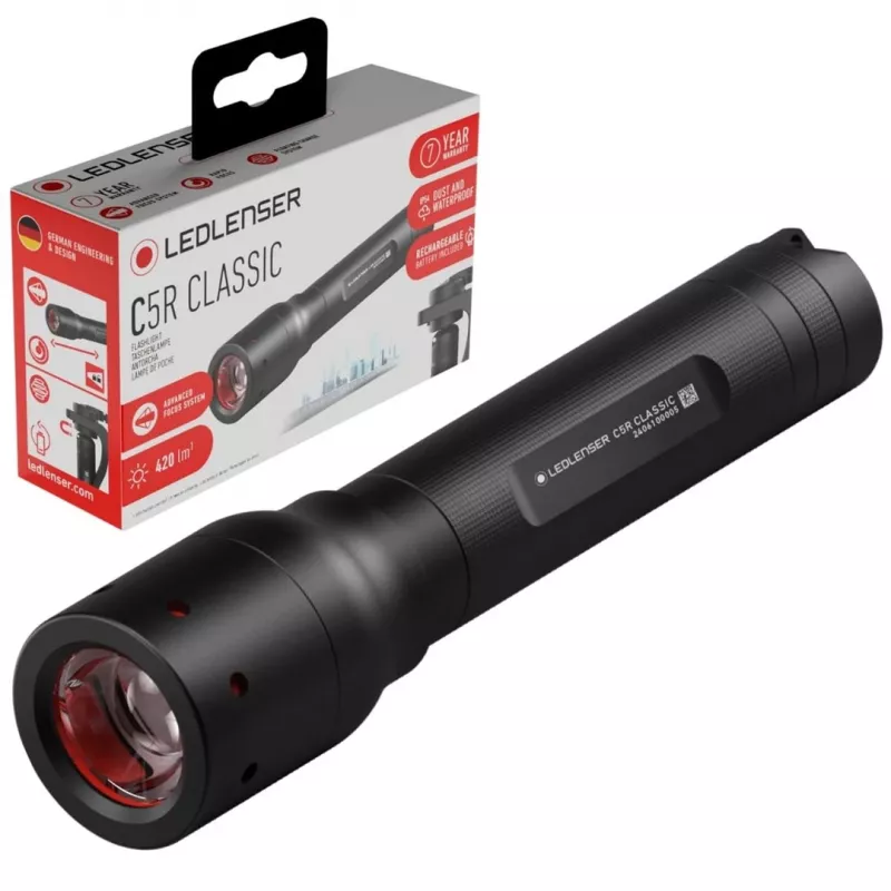 Ledlenser 503151 lukturis Melns rokas lukturis LED