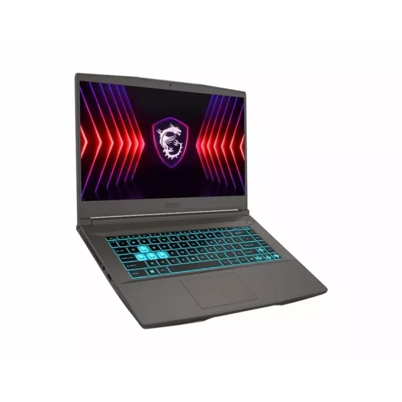 Klēpjdators MSI Thin 15 B13UC-3423XPL — 15,6 collu FHD 144Hz IPS-Level, Intel i5-13420H, 16GB DDR4 3200, 512GB SSD, NVIDIA RTX 3050 4GB, bez OS