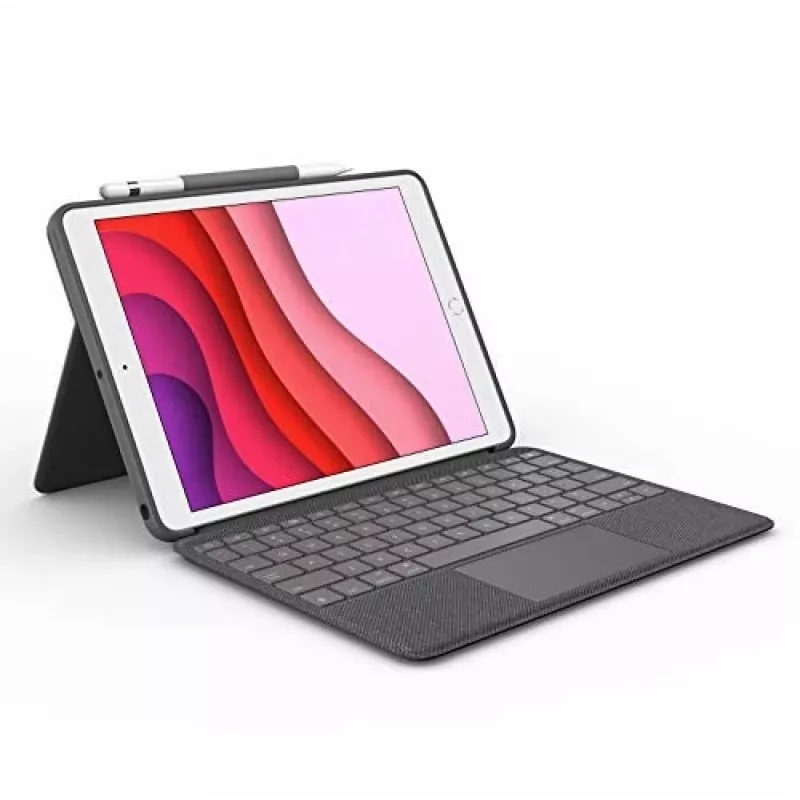 Klaviatūras maciņš Logitech Combo Touch iPad 7., 8., 9. paaudzei