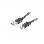 Lanberg CA-USBO-31CU-0018-BK USB kabelis 1,8 m USB 3.2 Gen 1 (3.1 Gen 1) USB C USB A Melns (CA-USBO-31CU-0018-BK)