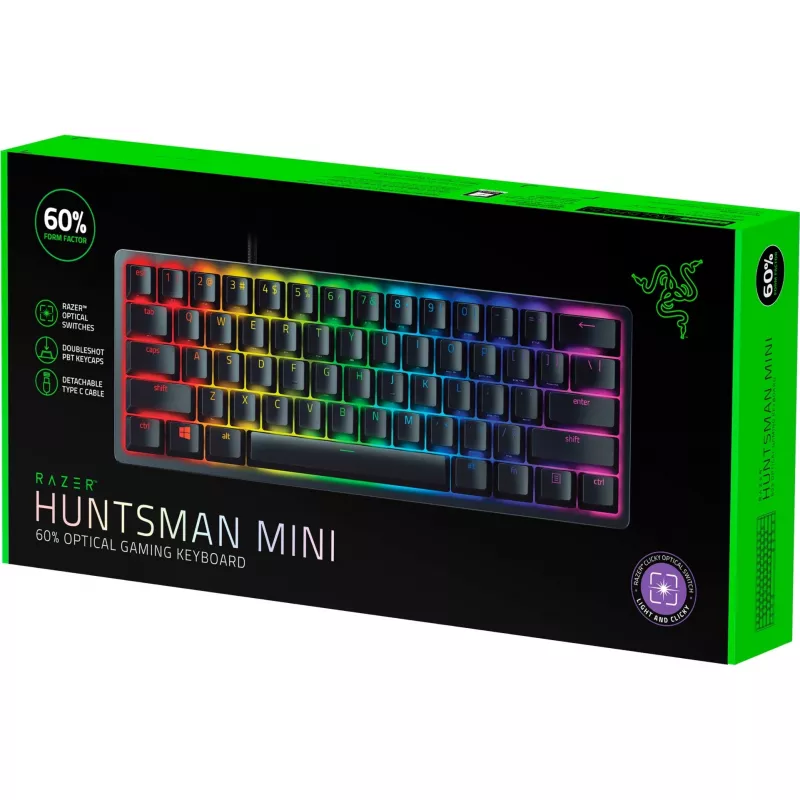 Razer Huntsman Mini Clicky Optical Switch violeta tastatūra