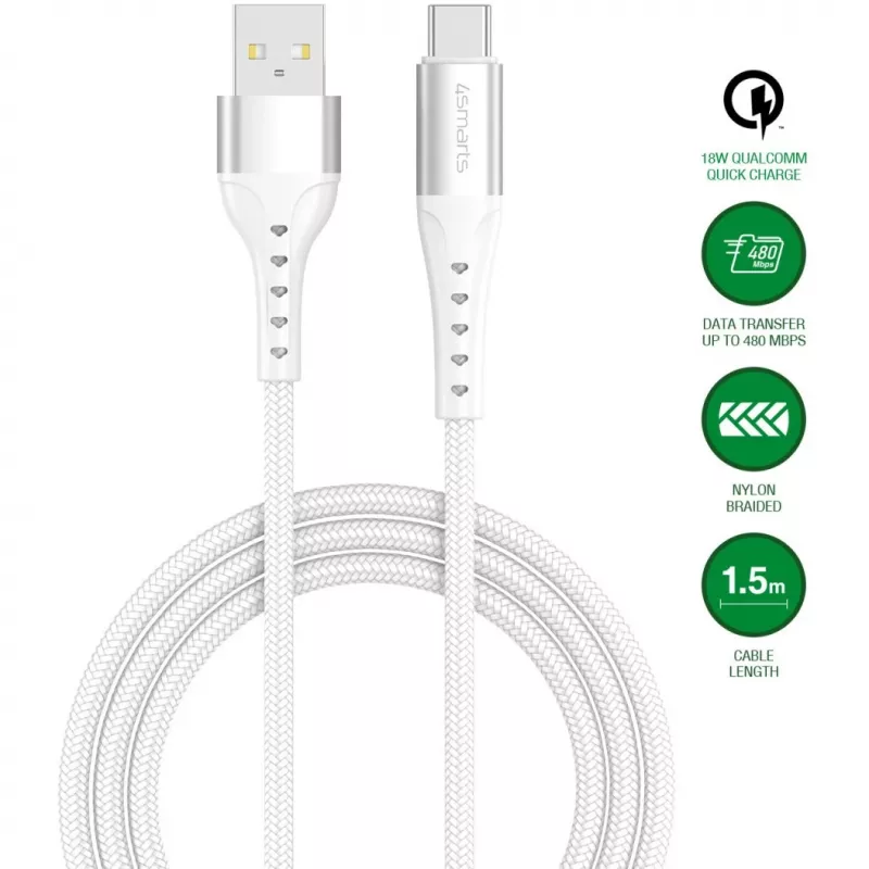 4smarts USB 2.0 kabelis Data and charging kabelis C 541455 - Kabelis - Digitālais/Datu