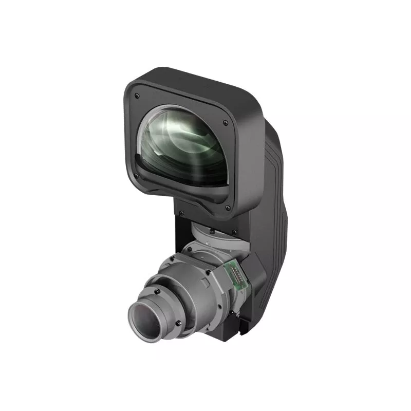 Projekcijas objektīvs Epson ELPLX01S — fiksēts fokusa attālums 5,8 mm, fiksēta apertūra 1,9 mm, saderīgs ar atsevišķiem Epson projektoriem